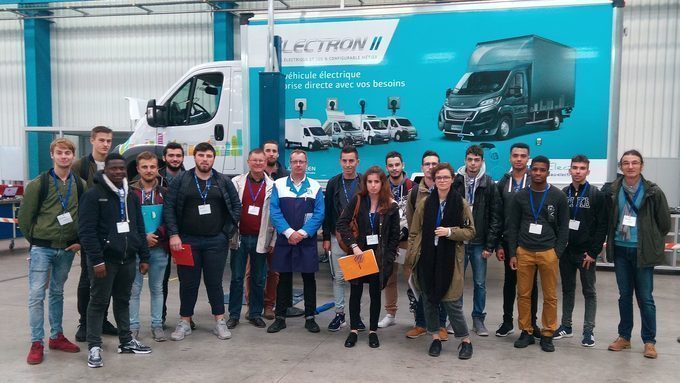 Visite de l’entreprise GRUAU par étudiants de première année STS CRC