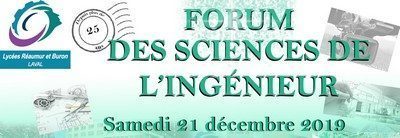 FORUM DÉDIÉ AUX SCIENCES DE L’INGÉNIEUR au Lycée RÉAUMUR