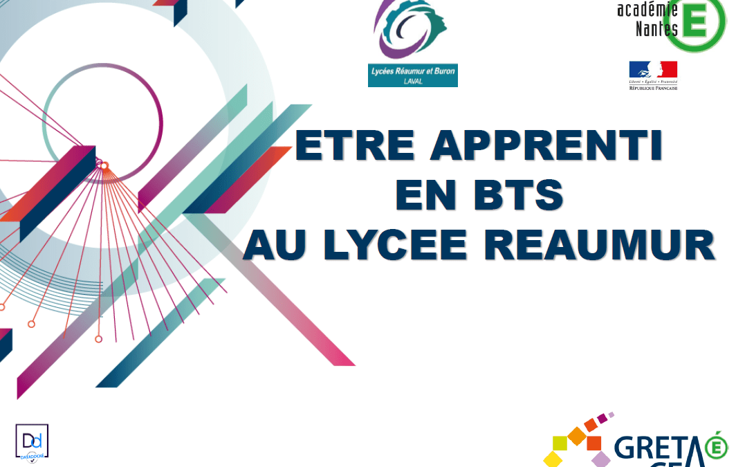 Apprentissage en BTS au lycée Réaumur