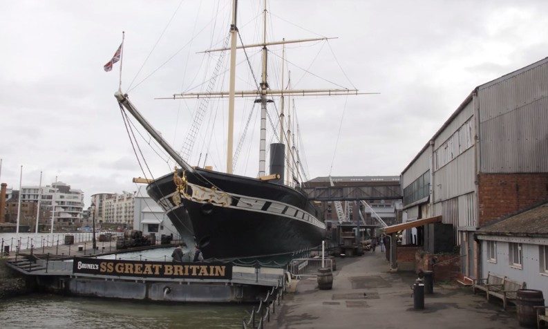 Diaporama sur le tournage du film « Brunel reviseted » lors du séjour à Bristol des élèves de première des options Euro et Cinéma-Audiovisuel