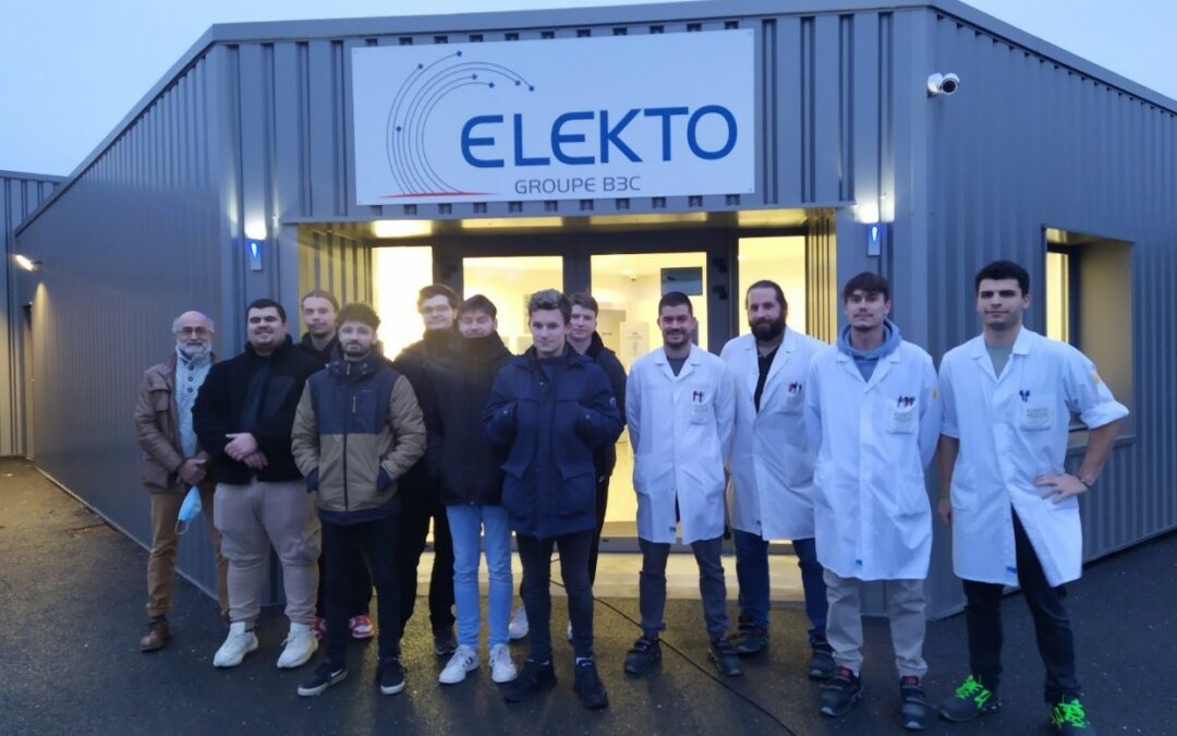 DECOUVERTE DES MÉTIERS DE LA PRODUCTION ELECTRONIQUE CHEZ ELEKTO POUR LES BTS 2ème année SN EC