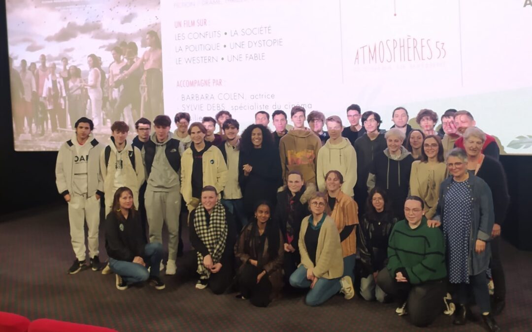 Les élèves de cinéma audiovisuel (CAV) au festival des Reflets du cinéma brésilien