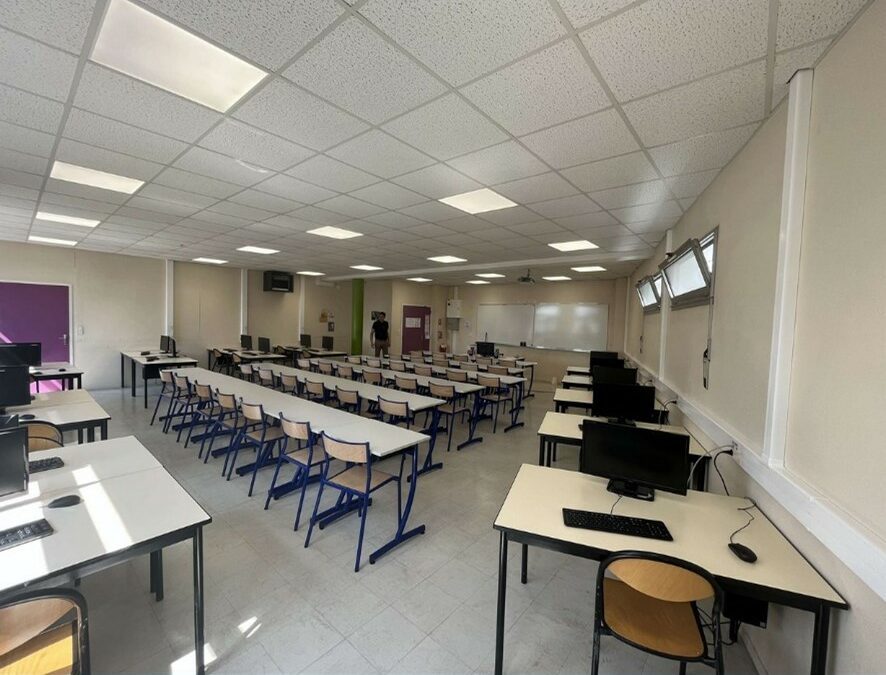 e3D : Economie d’énergie pour l’éclairage d’une classe du lycée Réaumur