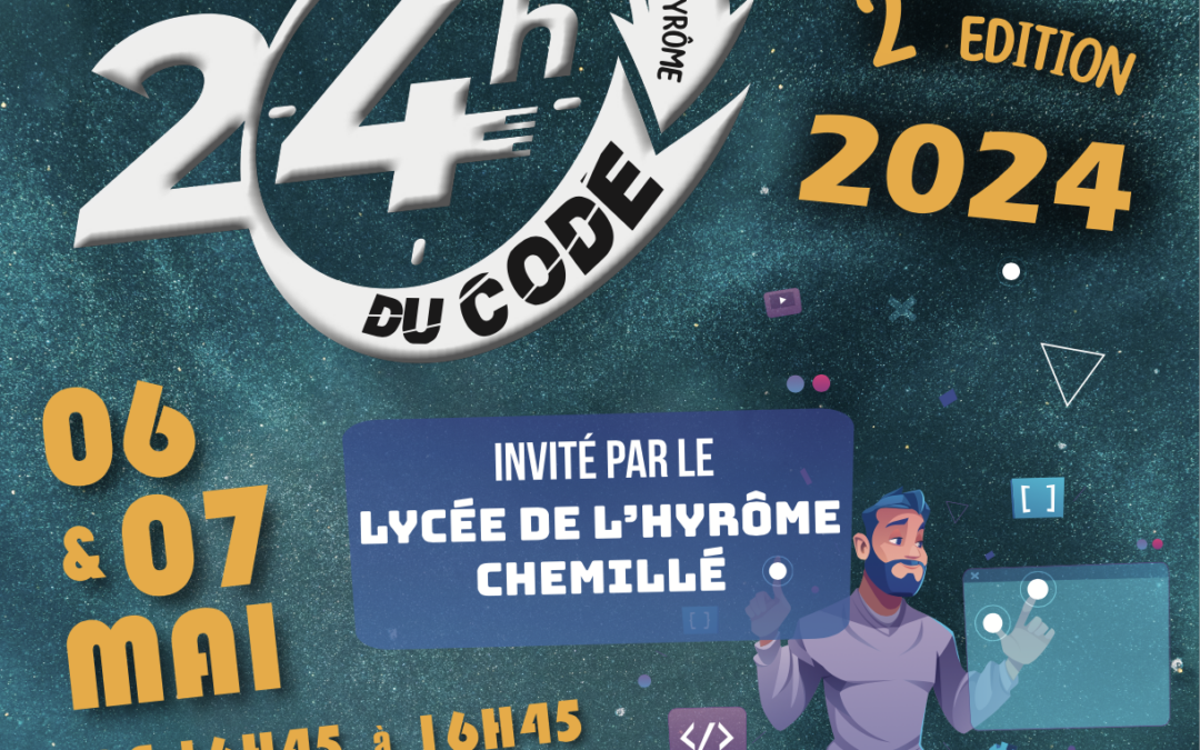 Le lycée Réaumur organise les 6 et 7 mai un événement : « Les 24h du code ».
